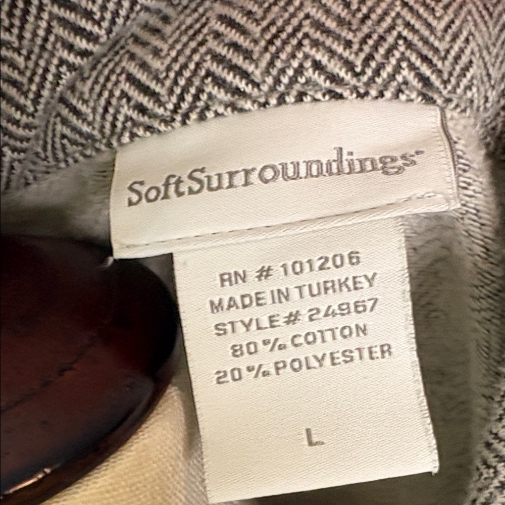 Soft Surroundings Gray Utility Jacket - image 2